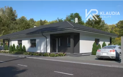 Moderný 4-izb. bungalov Ploské  komplet dokončenie 299.000 €