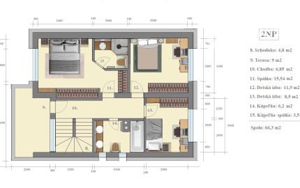 5 izb.RD+4 ár.pozemok, nová kvalitná rek.,Jazdecká ul, Sever