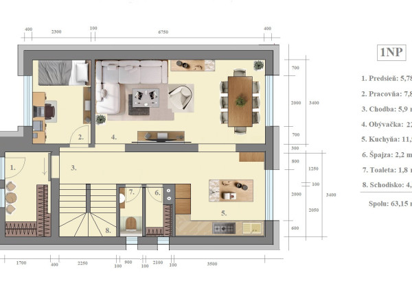 5 izb.RD+4 ár.pozemok, nová kvalitná rek.,Jazdecká ul, Sever