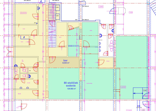 obchod a služby/reštaurácia a piváreň, ul.Nemcovej 28,Merkúr